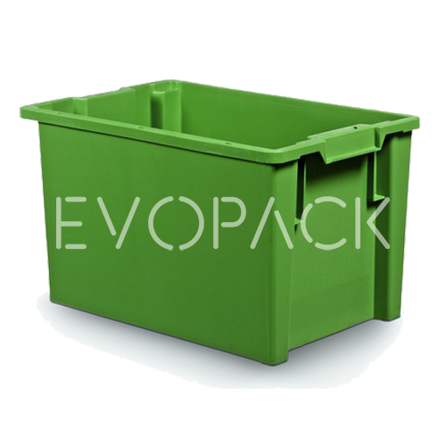 Caja de plástico para almacenamiento y transporte